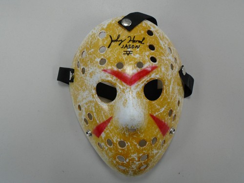 Maschera hockey firmata - hockey, johnny