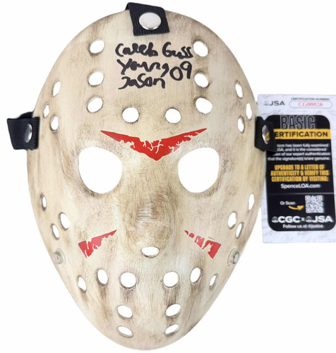 Maschera hockey firmata - , caleb