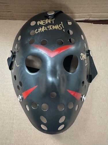 Maschera firmata autografata