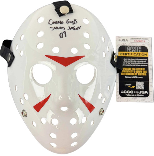 Maschera hockey firmata - , caleb
